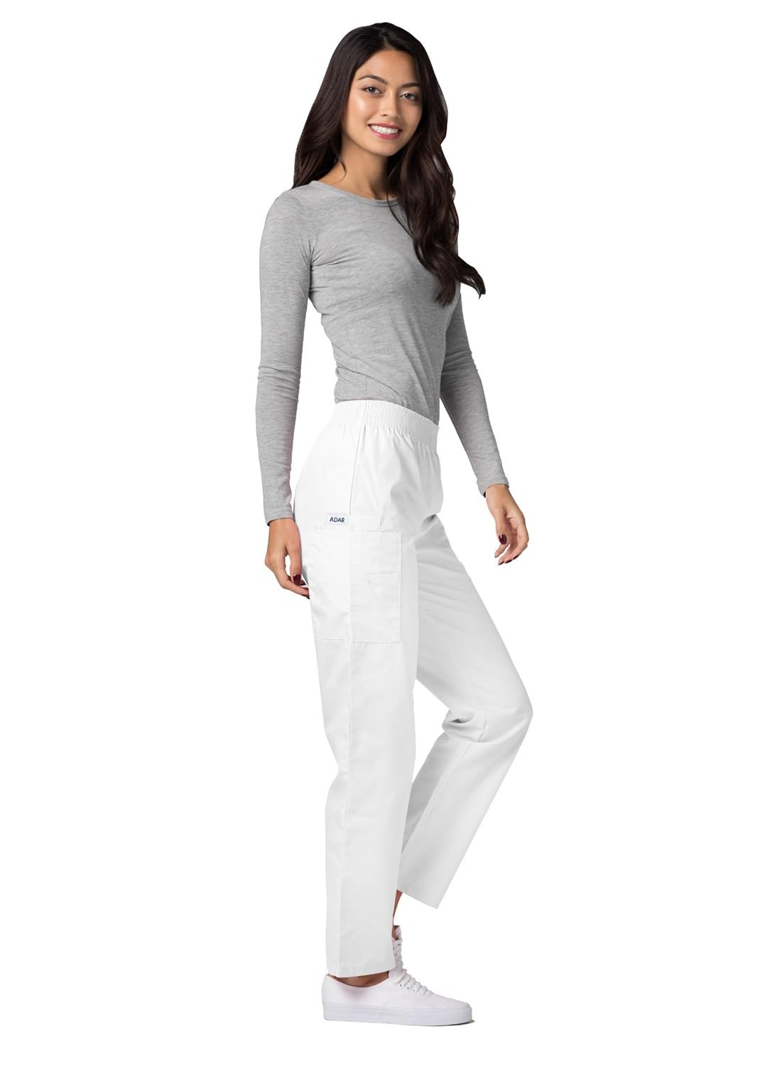 Adar Universal Divise Sanitarie Donna - Pantaloni Cargo Affusolati per Camice
