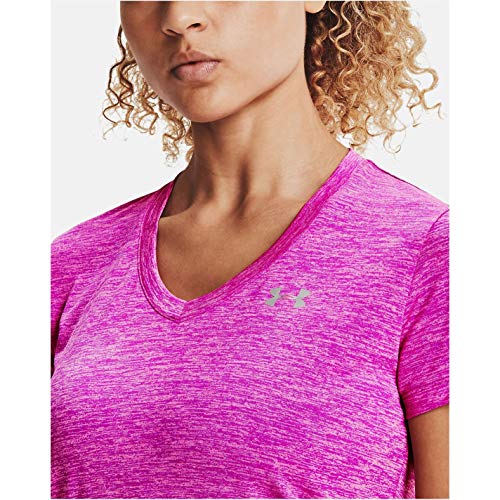 Image of Under Armour Womens Tech V-Neck Twist Short-Sleeve T-Shirt