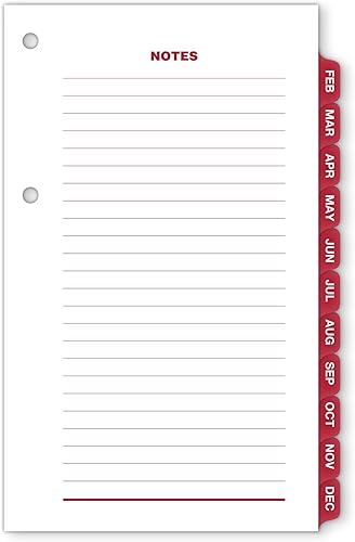 Miniatura 7 de AT-A-GLANCE Recambio de calendario de escritorio diario 2023, 3-12 x 6 pulgadas, hojas sueltas, pestañas mensuales (E717T50)