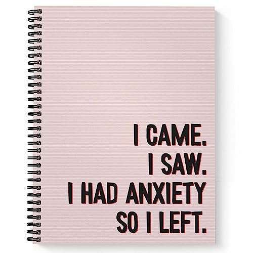 Cahier d'Anxiété pour Libérer l'Esprit Journal de Bord Intime à Spirale