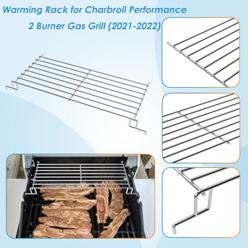 Image of G325-0001-W1 Grill Warming Rack for Charbroil Performance 2 Burner Grill