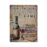 Hdadwy Los libros y el vino lo hacen todo.