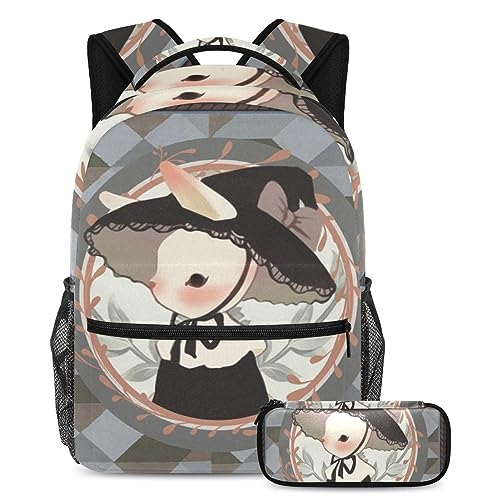 Ensemble sac à dos lapin et trousse le cadeau idéal pour la rentrée des enfants