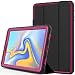 Produktbild TECHGEAR D-Fence Hülle für Samsung Galaxy Tab A 10.5 Zoll (SM-T590) - Schlanker, schlagfester, robuster Schutzanzug Rüstung Defence Smart Fall - Kinder Schulen Builders Workman Schale - Violett