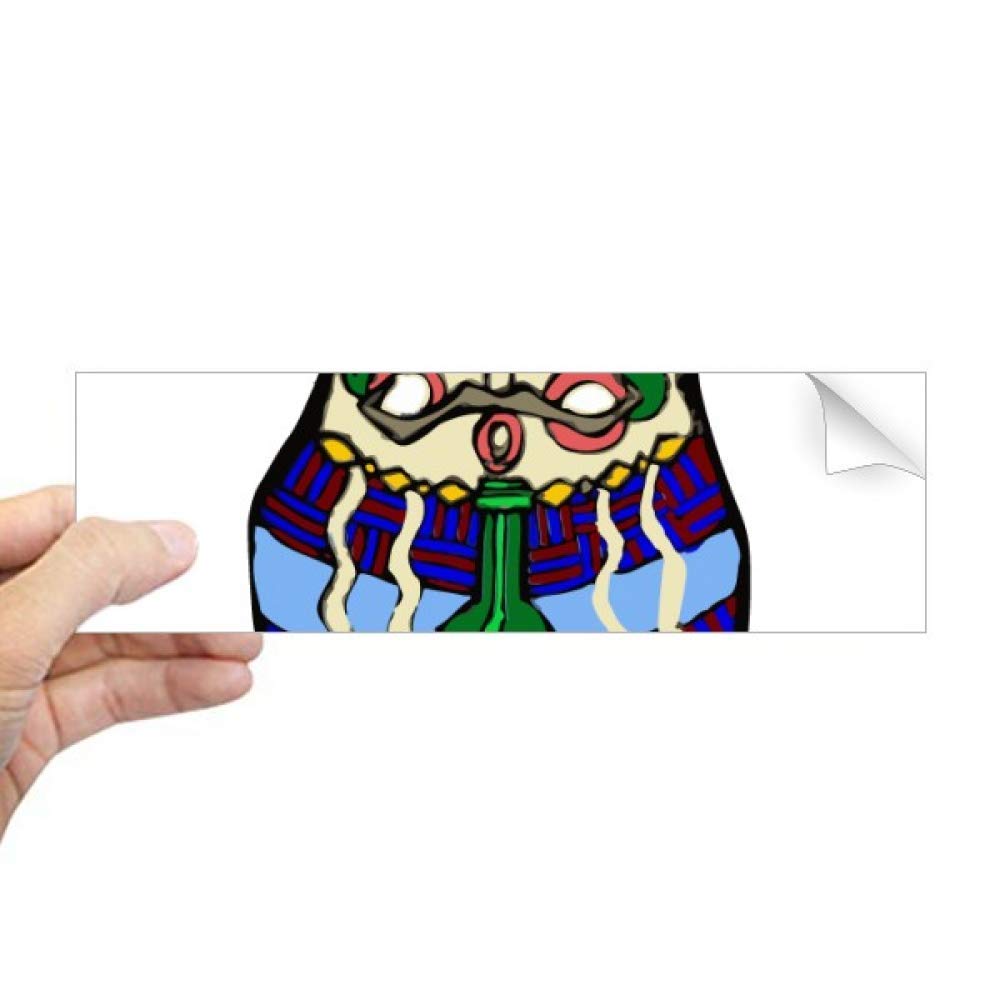 Autocollant pour fenêtre de carnets et carnets motif russe Matriochka sticker vitrage transparent