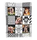 Funnylife Personalized Photo Blanket Dog Memorial Throw Blanket -You were My Favorite Dog - Custom Dog Rememrance Gift for Friend 40x50