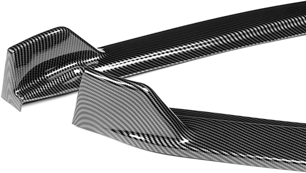Front Bumper Lip fit for compatible with 2019-2021 Toyota Avalon, Front Bumper Lip Spoiler Air Chin Body Kit Splitter Painted Carbon Fiber ABS, 2020 (STP-Style)