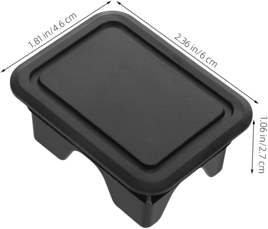 4pcs Truck Bed Hole Plugs Camper Shell Clamp Fit for Ram Edge Protectors Stake Pocket Covers Easy Installation