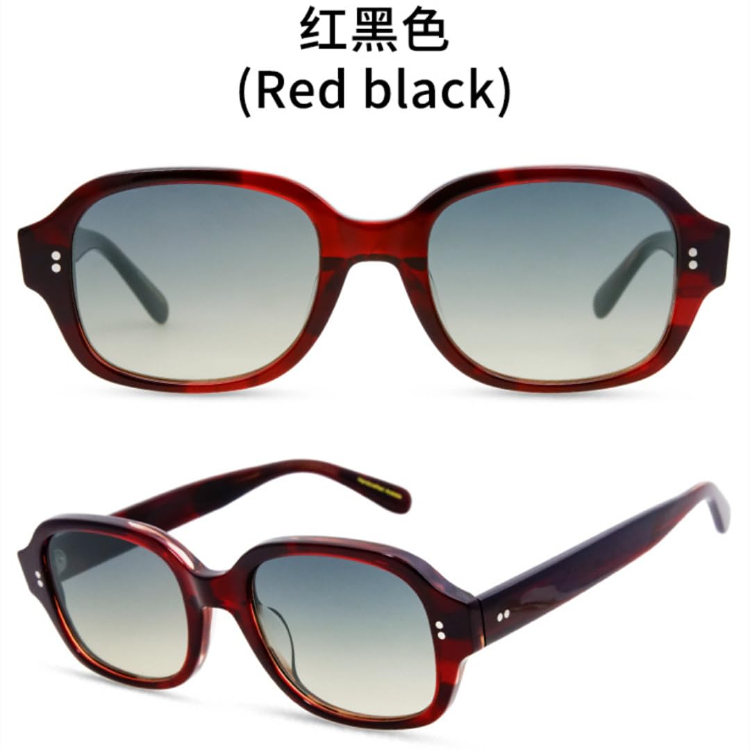 Lunettes de soleil épaisses et tendance pour hommes et femmes, protection UV rétro dégradée