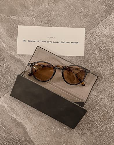 Tijn Polarized Sunglasses For Womens Mens,Small Round Classic Frame,Uv 400 Protection Colored Lens,Vintage Style #TOP5