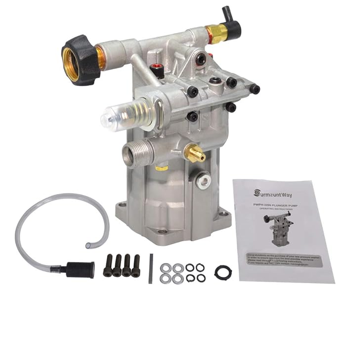 Buy SurmountWay Pressure Washer Pump Horizontal 3/4" Shaft 3000PSI 2