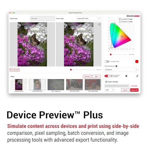 datacolor SpyderPro - Monitor Calibration Up to 12000nits, 3D LUT Capability, Device Preview Plus, Content Credentials (C2PA), and Light Meter Integration