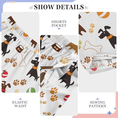 ZZKKO Dogs Boys Pants for Kids Jogger Pants with Pockets S-XL4