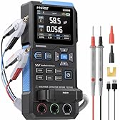 FNIRSI LC1020E Misuratore LCR 100kHz, Tester per Resistori Induttori Condensatori, 19999 Conteggi, Rilevamento Auto Componenti, Misura ESR/Q/D/θ/X, Doppio Parametro, Calibrazione Aperto/Cortocircuito