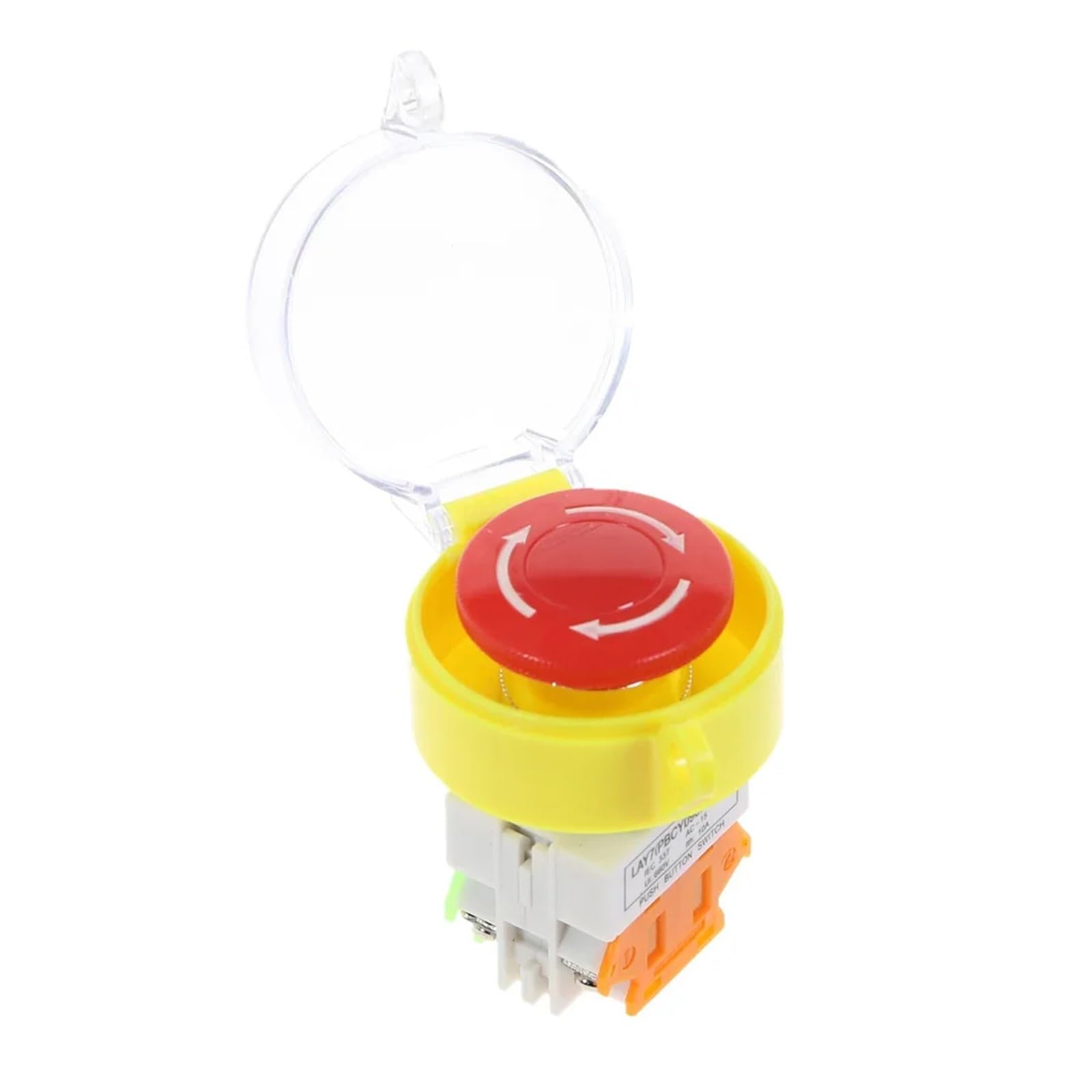 Interrupteur d'arrêt d'urgence DPST 1NO1NC pour coupure instantanée AC 660V 10A