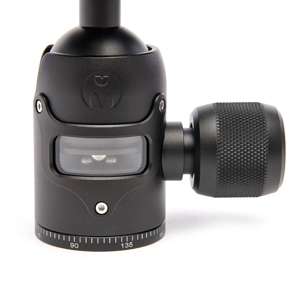 3 Legged Thing AirHed Vu Testa a sfera per treppiede Base panoramica a 360 gradi, testa a sfera compatibile ArcaSwiss adatta per fotocamere più pesanti e obiettivi più lunghi con meccanismo