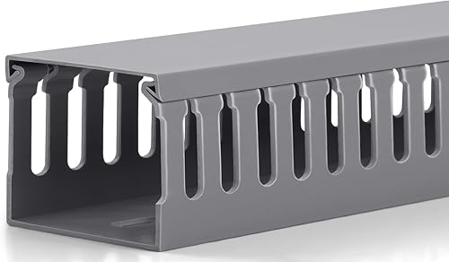 Miniatura 24 de Kit profesional de gestión de cables para rack de servidor de 63 pulgadas (4 x 15.7 pulgadas), kit de canal de cable de 1.4 x 1.6 pulgadas, conducto