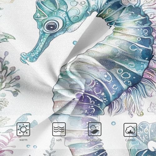 Colorful Seahorse Toddler Girls's Underwear 2T 202b87403