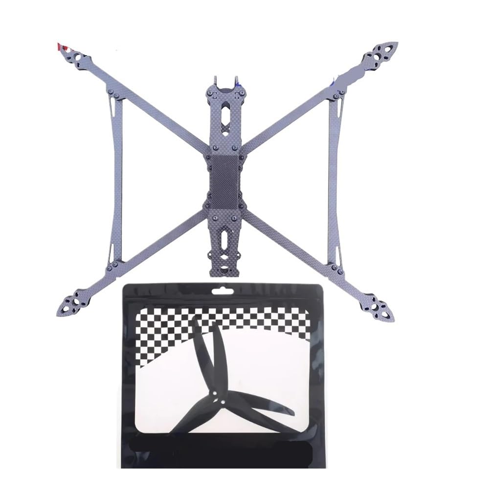 1 szt. M4 V2 10 cali 427 mm 2 pary G 1050 10X5X3 włókno węglowe Freestyle Long Range Racing Drone Quadcopter FIT do RC FPV (beżowy)