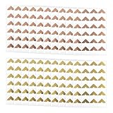 DGHEGDUI 20 Retro Adesivi Angolo, Retro Adesivi di Moda, Fatti A Mano Album di Foto Decorazione, Matrimonio Adesivi Commemorativi, Adatto per Diari E Cornici per Foto.