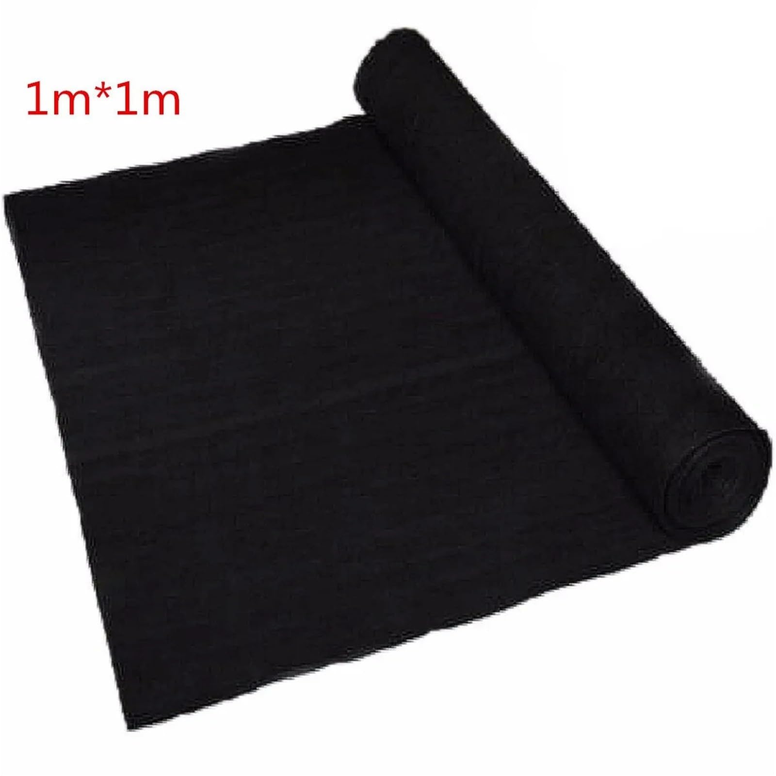 Filtro a Carboni Attivi Tessuto filtrante dell'aria HEPA a carbone attivo | Casa Nera 1x1m Spessore 3mm(10MM)