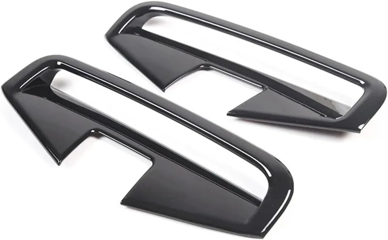 Compatible with BMW 4 Series G22 G23 2021-2024 ABS Carbon Fiber Car Front Fog Light Frame Cover Trim Stickers Accessories(Carbon Fiber)