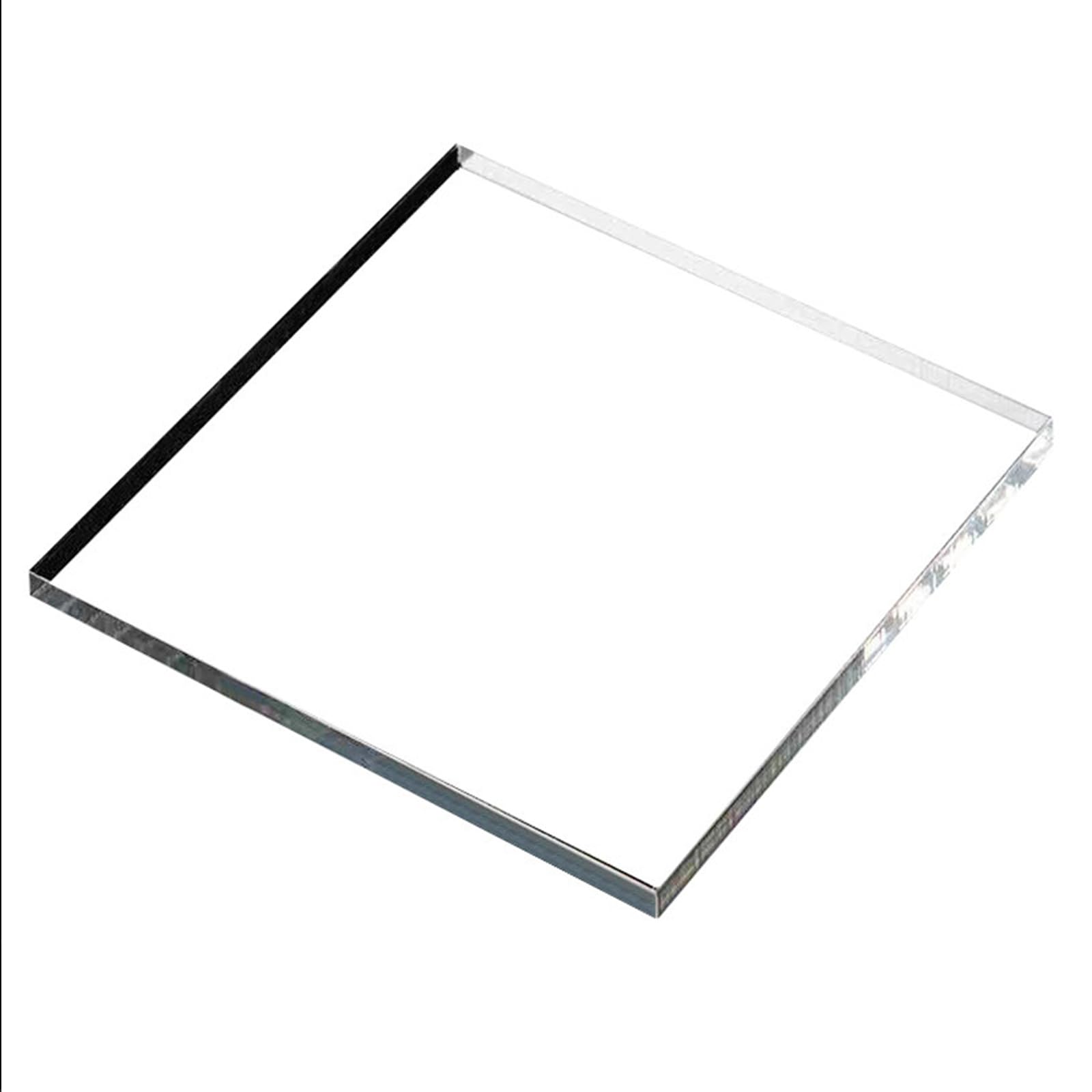 WOFDALY Clear Acrylic Sheet Thin Acrylic Panel 5mm Plastic Board for Retail Display Menu Sign Craft Project Photo Display Artwork Protection and Decoration