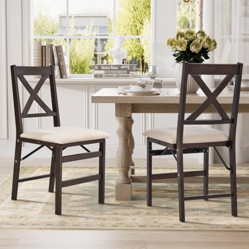 Folding Dining Chairs Set of 2