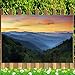 Fabric 7x5ft Mountain Sunrise Landscape Backdrop Great Smoky Mountains National Park Sunset Natural Scenery Photography Background Wall Decor Mural Photo Booth Props