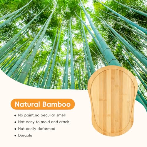 Image of Bamboo Mixer Slider Mat for KitchenAid 5-8 Qt Tilt Head Stand Mixer, Appliance Sliding Mat for Kitchenaid 5-8 Qt Stand Mixer, Kitchen Countertop Storage Accessories Mixer Moving Tray