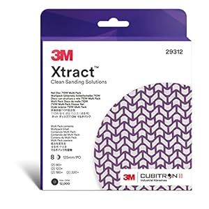 3M Xtract CubitronII Net Disc 710W, 29312, 2×80+, 2×120+, 2×180+, 2×320+, 125 mm x NH, Job Multi-pack