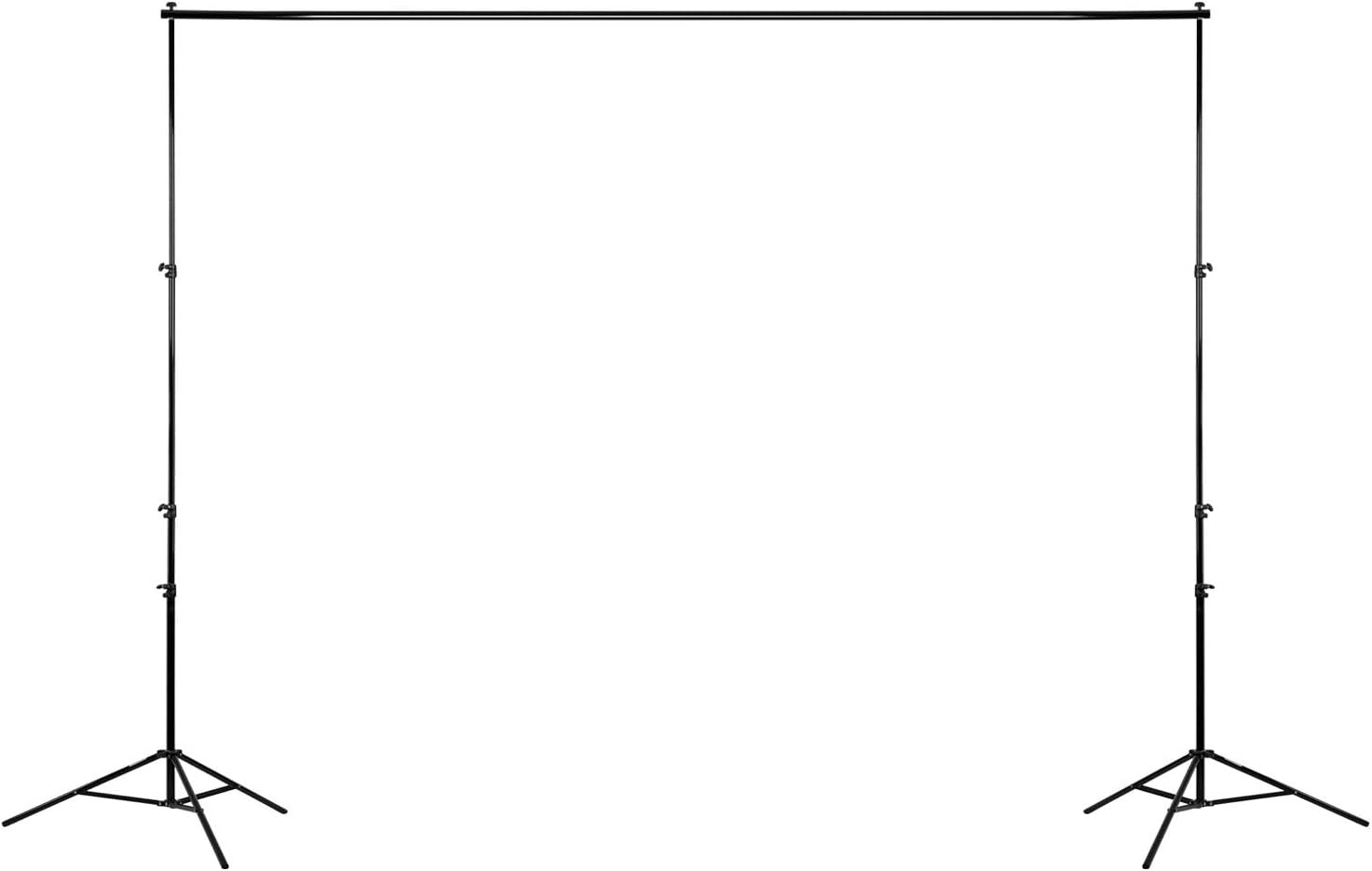 10.5' (3.2m) Wide Background Support System Supports up to 40 lbs.