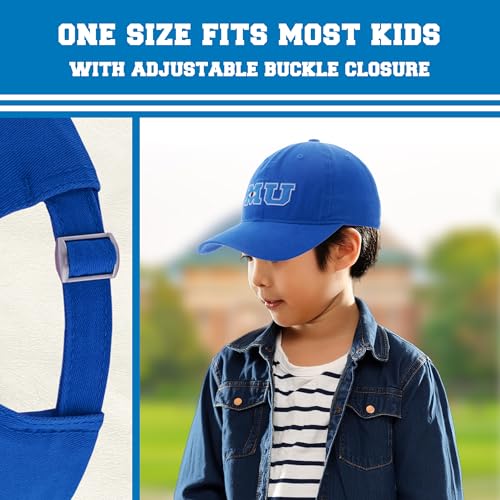 Image of Concept One Unisex Adult Disney Pixar Monsters Inc Monsters University Baseball Cap, Adjustable Dad Hat, Blue
