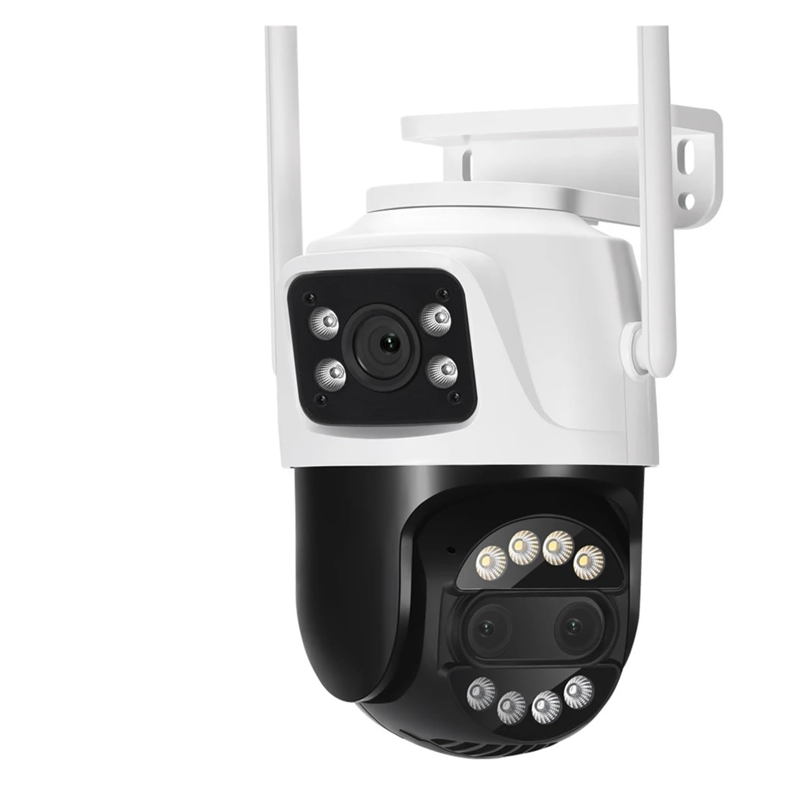 OSHPMBDLYFJ 12MP 6K Wifi Camera 8X Zoom Dual Screen Ai Human Detect Auto Tracking CCTV Outdoor Security Surveillance Camera(8MP Add 64G Card)