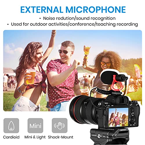 Moukey MCM-1 Microphone Camera Micro Directionnel à Condensateur pour DSLR Caméscope Canon Sony Nikon appareils Photo et Smartphones - Image 3