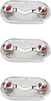 Vista 1 de Soporte magnético para gafas, paquete de 3 unidades, soporte para gafas, soporte para lentes de sol, placa de identificación para hombres y mujeres