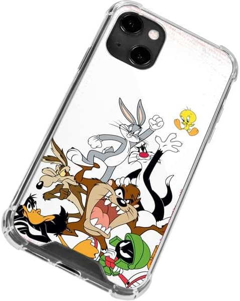 Skinit Clear Phone Case Compatible with iPhone 14 - Officially Licensed Looney Tunes All Together Design