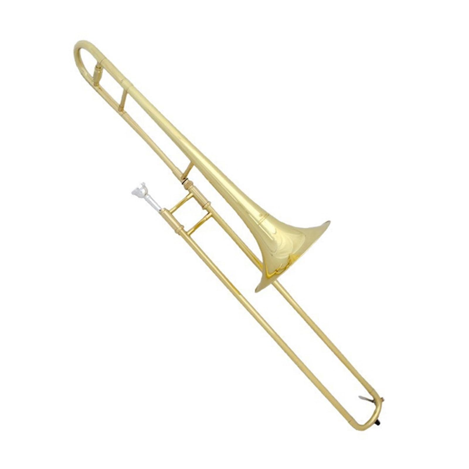 Instrumentos De Trombón Trombón Alto Sib Lacado En Oro Instrumento Para Principiantes