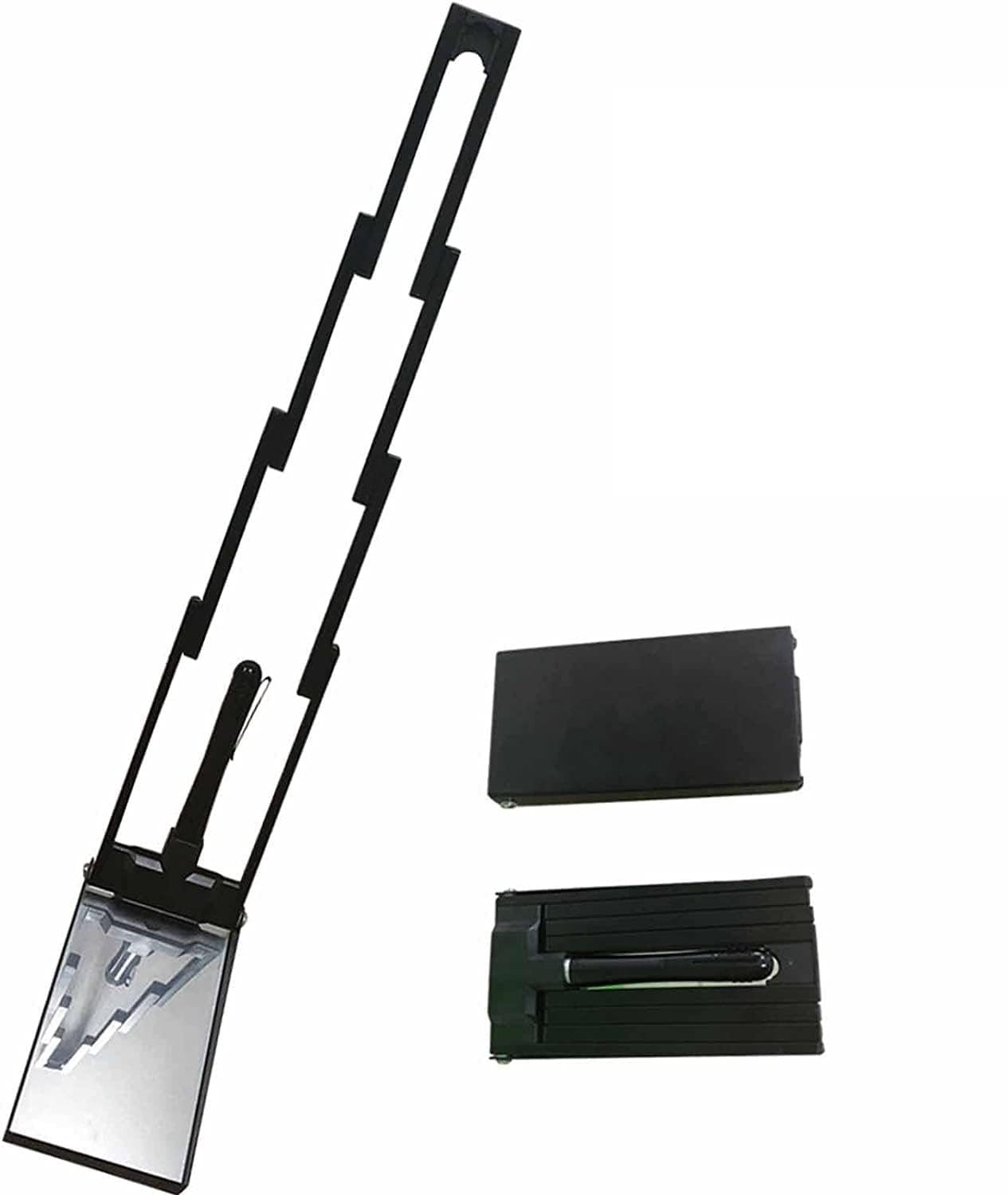 Specchietti per ispezione Veicoli, specchietti telescopici per ispezione sotto l'auto con Luce, per Controlli di Sicurezza sotto Auto, Camion, Attrezzature, sopra Ripiani e Angoli, Neri