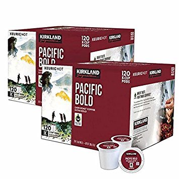 Kirkland Pacific Bold K-Cups, 100 Count (240 K-Cups)