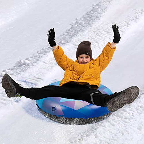Joyin Snow Tubes (2 Sets), 34 Inches Inflatable Snow Sled For Sledding For Kids And Adults, Heavy Duty Inflatable Snow Tube Made By Thickening Material Of 0.5Mm #TOP7