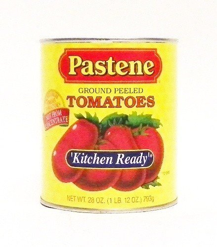 Miniatura 2 de Pastene - Tomates pelados molidos "Kitchen Ready" - 28 onzas (paquete de 4)