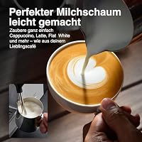 Solis Barista Perfetta Plus Espressomaschine, Halbautomatische Kaffeemaschine mit Milchschäumer, Programmierbare Kaffeemaschine mit abnehmbaren Wassertank, Heißwasser- und Dampffunktion, Silber – Ansicht 6
