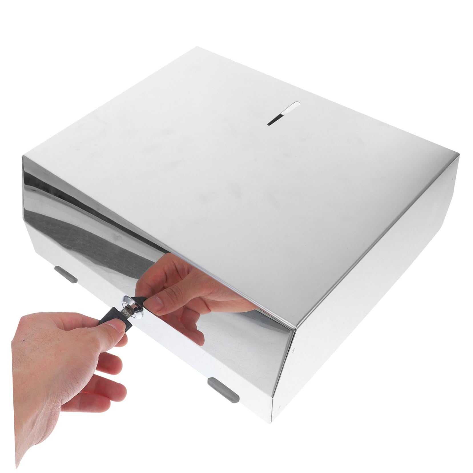 BESTYASH Dispenser Asciugamani Acciaio Inossidabile e Resistente per Pubblici e Commerciali Design per Maggiore Comfort
