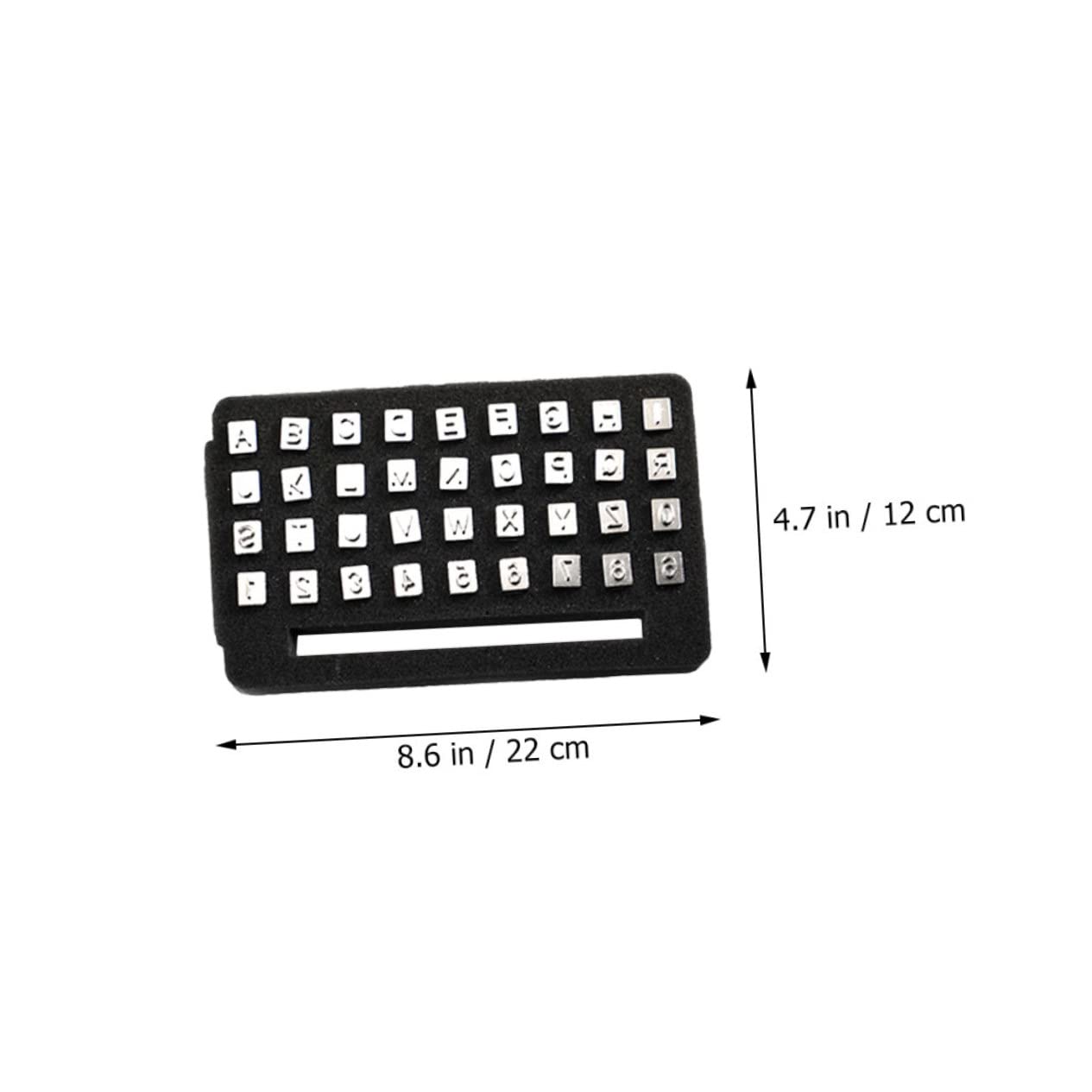 ARTIBETTER DIY Punch Leathercraft Kit Set of Leather Alphabet Stamper Smooth High Efficiency