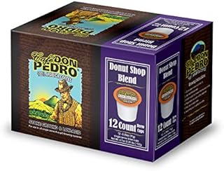 Cafe Don Pedro Low Acid Donut Coffee Pods - 72 Ct. compatible with Keurig K cup Coffee Maker - 100% Arabica - Enjoy Tasty Coffee With Less Heartburn or Acidic Reflux