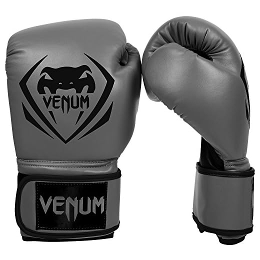 Venum Boxhandschuhe Contender, Erwachsene , Grau, 8 oz