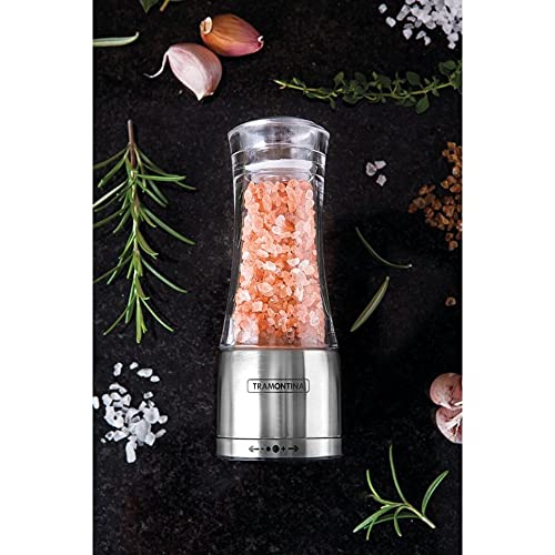 Jogo De Moedor Aço Inox Para Sal E Pimenta 2 Peças Tramontina