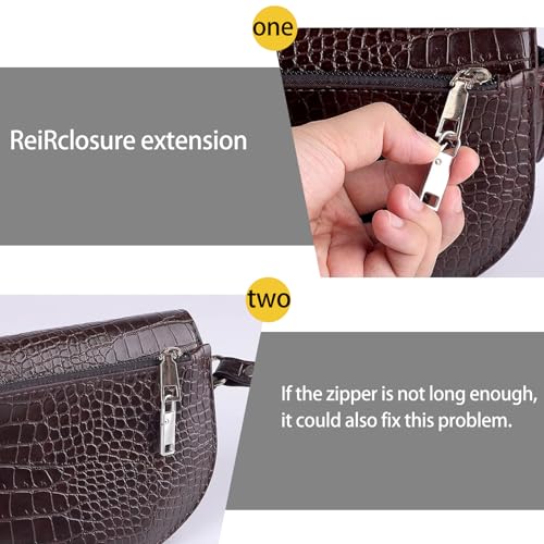 10Pcs Zipper Pull, Metal Zipper Pull Replacement, Detachable Zippers Pull Tabs, Metal Zippers Handle Mend Fixer Tab Repair, for Luggage Suitcase Backpacks Jacket