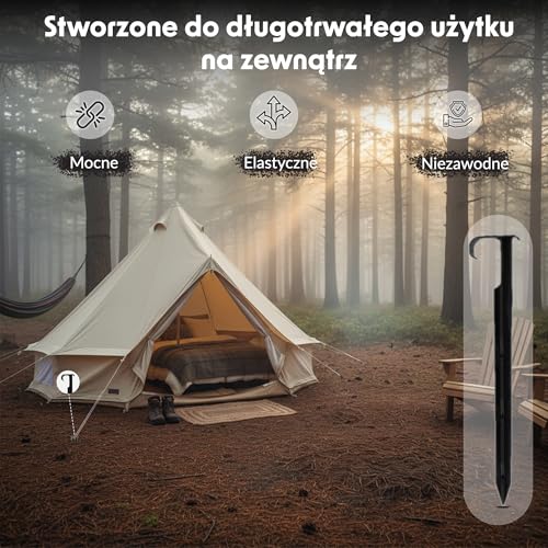 BAKOKI Zestaw 50 kotew gruntowych, uchwytów do węża 16-20 mm – nawadnianie kropelkowe, uchwyt do rur, kotwa gruntowa, mocowanie do węża mikrokropelkowego, śledzie do systemu nawadniania, widelec, hak